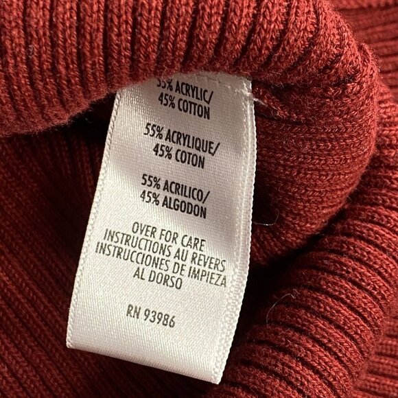 Casual Corner Annex Sweater Twin Set Womens PM Red Maroon VTG 2-Pc Knitwear - Picture 6 of 16